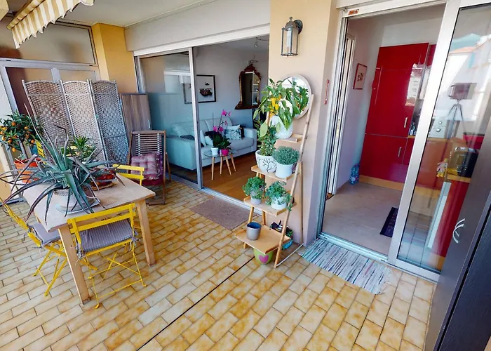 Grand Climatise Avec Alcove Et Terrasse Au Centre De - Fr-1-196-288 *